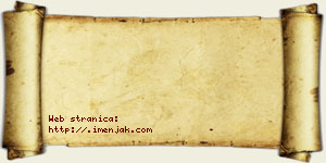 Anđela Bjelica vizit kartica